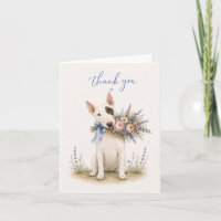 Ramo de flores de Bull Terrier Gracias