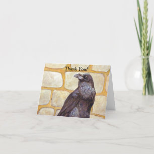 Tarjeta De Agradecimiento Raven