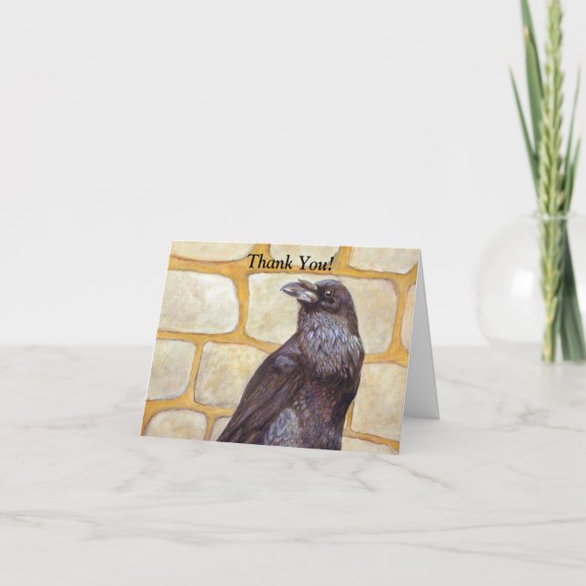 Tarjeta De Agradecimiento Raven (Anverso)