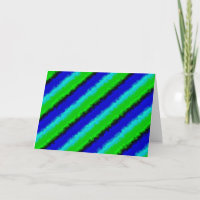 Rayas Azules Verdes de Vidrio Roto