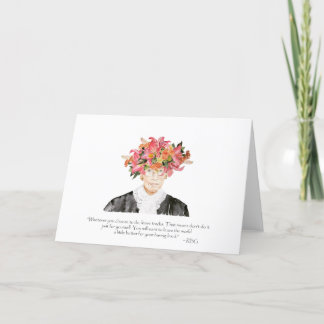 Tarjeta De Agradecimiento RBG plegado Notecard