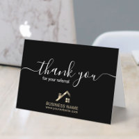 Realtor inmobiliario gracias por remisión de negro