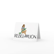 Tarjeta de agradecimiento Rebellion Reading para a