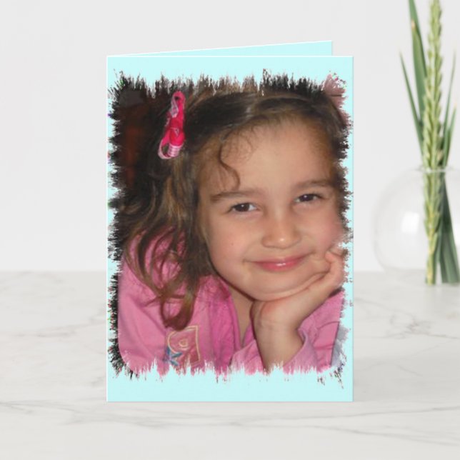 Tarjeta De Agradecimiento Recaudador de fondos de Daniela (Anverso)