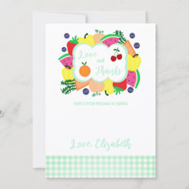 Tarjeta De Agradecimiento Recién Salido del Mercado Despedida de Soltera