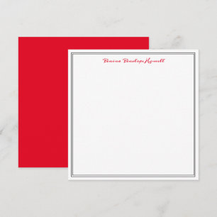 Tarjeta De Agradecimiento Red, blanco y negro Elegante profesional moderno