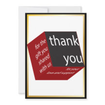 Red de cubo geométrico | Regalo de Boda Black High