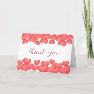 Tarjeta De Agradecimiento Red Simple Un Pequeño Baby Shower Querido