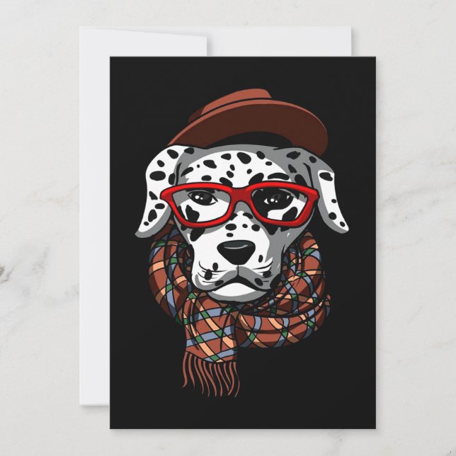 Tarjeta De Agradecimiento Regalo dálmata| Dalmatian Guay (Anverso)