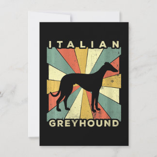 Tarjeta De Agradecimiento regalo de 7000 hembras de perro galgo italiano
