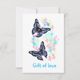 Tarjeta De Agradecimiento Regalo de amor