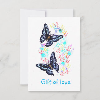 Tarjeta De Agradecimiento Regalo de amor