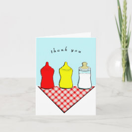 Tarjeta De Agradecimiento Regalo de bebé