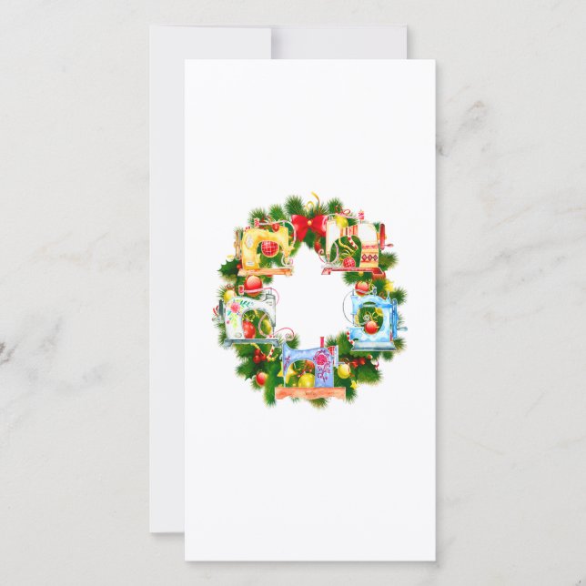 Tarjeta De Agradecimiento Regalo de costura | Varios Navidades masticando re (Anverso)