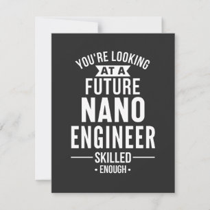 Tarjeta De Agradecimiento Regalo de ingeniero NANO
