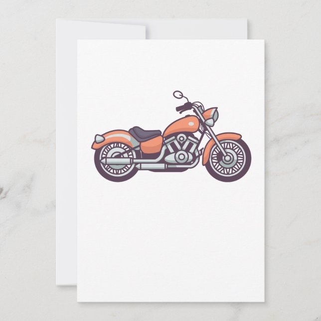 Tarjeta De Agradecimiento Regalo de motocicleta retro en motocicleta Vintage (Anverso)