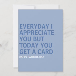 Tarjeta De Agradecimiento Regalo del Día del Padre para papá