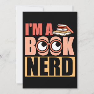 Tarjeta De Agradecimiento Regalo para lector Soy un friki de los libros