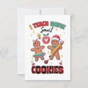 Tarjeta De Agradecimiento Regalo para Maestro Enseño a Algunas Galletas In
