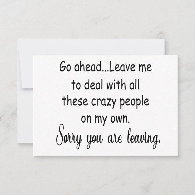 Tarjeta De Agradecimiento regalos divertidos para compañero de trabajo que s (Anverso)