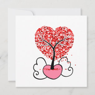 Tarjeta De Agradecimiento Regalos lindos del día de San Valentín.