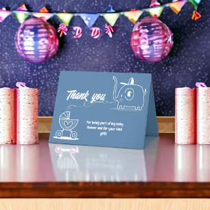 Tarjeta De Agradecimiento Regalos para Baby Shower