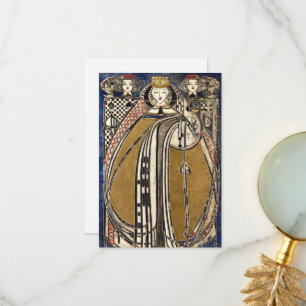 Tarjeta De Agradecimiento Reina de espadas de Margaret Macdonald Mackintosh