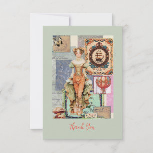 Tarjeta De Agradecimiento Reina del pirata