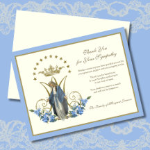 Religiosa Virgen Católica María Floral Elegante