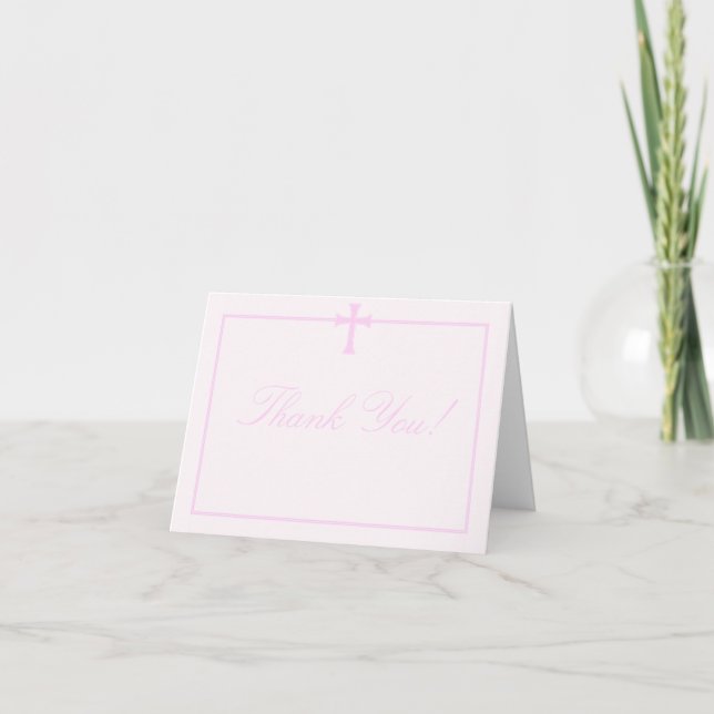 Tarjeta De Agradecimiento Religioso (Anverso)