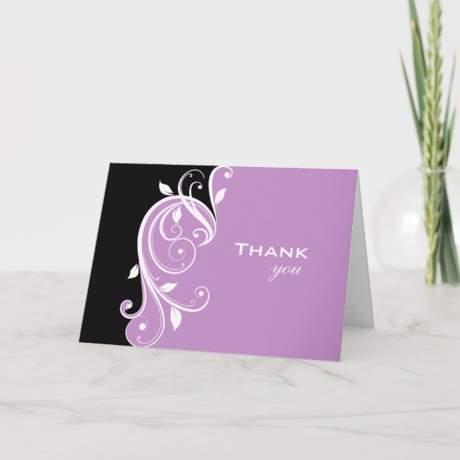 Tarjeta De Agradecimiento Remolino Gracias (Anverso)