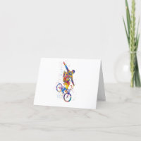Remolque de color de agua bmx