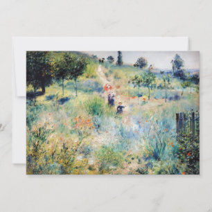 Tarjeta De Agradecimiento Renoir - Camino que conduce a través de hierba alt
