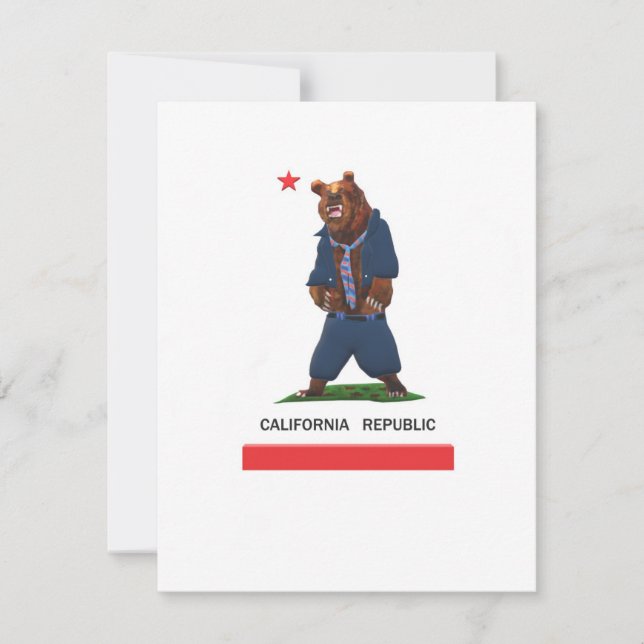 Tarjeta De Agradecimiento República de California (Anverso)
