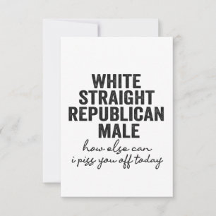 Tarjeta De Agradecimiento República Francesa Blanca Republicana Masculina Di