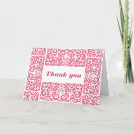 Tarjeta De Agradecimiento Resaltar hierro