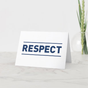 Tarjeta De Agradecimiento Respeto