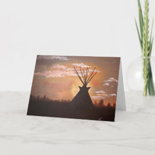 Tarjeta De Agradecimiento Respiro vespertino