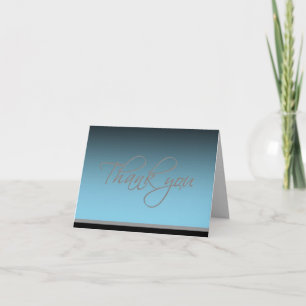 Tarjeta de agradecimiento - Resplandor elegante