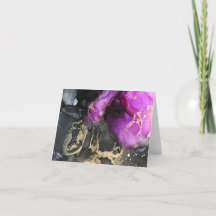 Resumen Arte único Pink Purple Black Gold