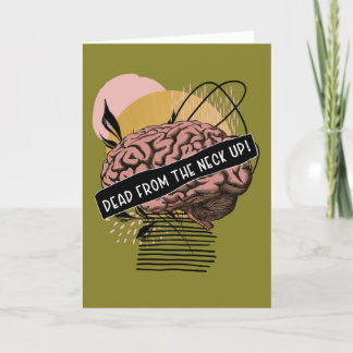 Tarjeta De Agradecimiento Resumen Cerebro humano
