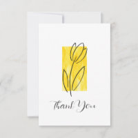 Resumen de color de agua amarillo tulipán lineal d