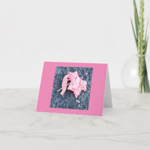 Tarjeta De Agradecimiento Resumen de Elefante Rosa 🐘