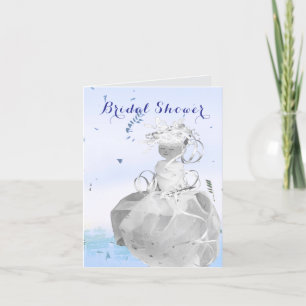 Tarjeta De Agradecimiento Resumen de las cintas de la novia boda de ducha de