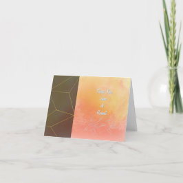 Tarjeta De Agradecimiento Resumen horizontal innovador Cartas de agradecimie