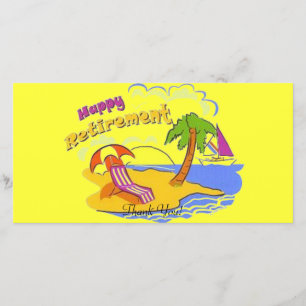 Tarjeta De Agradecimiento Retiro feliz