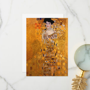 Tarjeta De Agradecimiento Retrato de Adele Bloch-Bauer I por Klimt