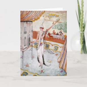 Tarjeta De Agradecimiento Retrato de mi hermana, Carrie W. Stettheimer