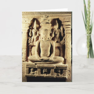 Tarjeta De Agradecimiento Retrato de Tirthankara Mahavira