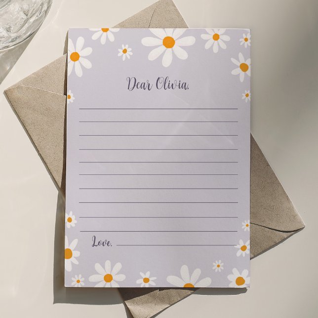 Tarjeta De Agradecimiento Retro Purple Daisy Birthday Note Time Capsule Card (Subido por el creador)